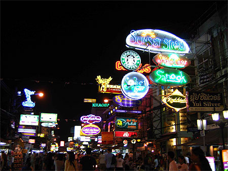 Khao San Road - by night