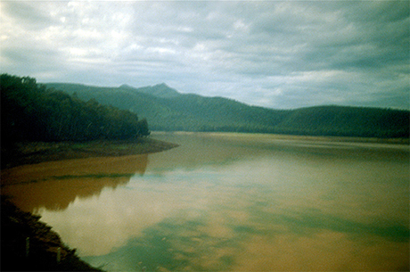 Lac de boue dans la province de Tabasco