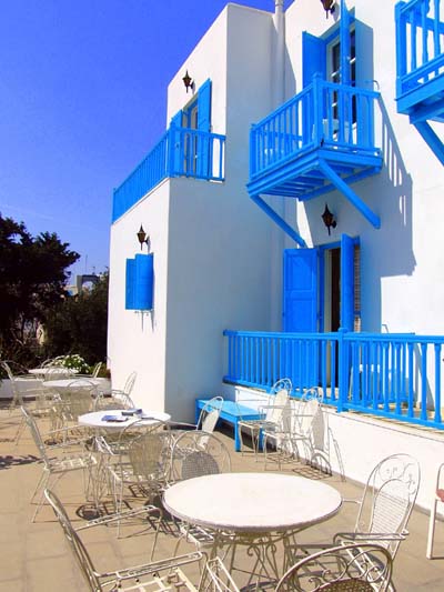 Terrasse � Mykonos