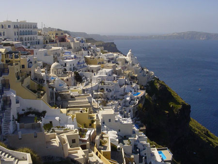 terrasses sur la mer