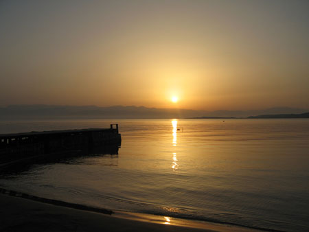 Lever de soleil � Roda