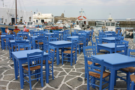 Terrasse bleue