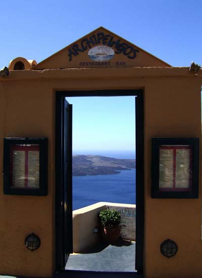 Porte de l'atlantide, Santorin