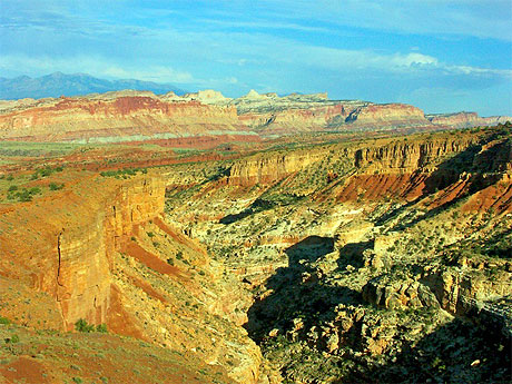 Capitol reef: sunset point