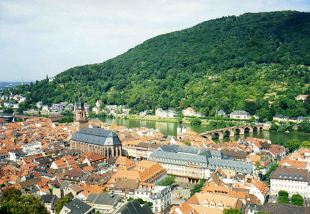 la ville vue du ch�teau