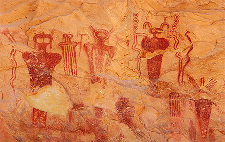 Pictographes indiens � Sego Canyon