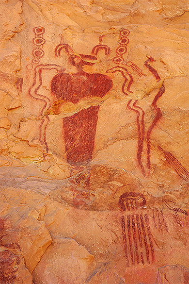 Pictographes indiens � Sego Canyon