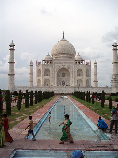 Le Taj Mahal, une merveille du monde