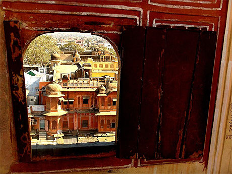 Fen�tres du palais des vents, Hawa mahal