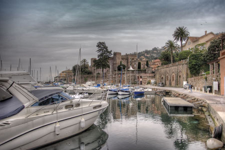 le port de theoule sur mer