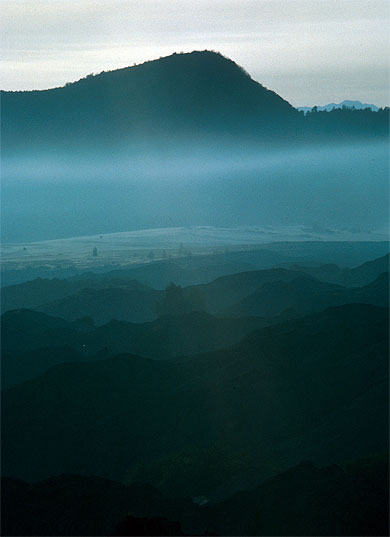 Brume au Bromo