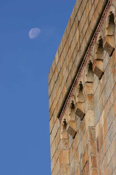 La lune et l'Alhambra