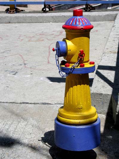 Bouche d'incendie � Valparaiso 
