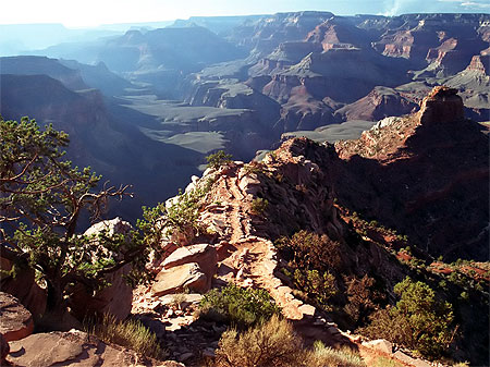 Coucher de soleil sur le Grand Canyon