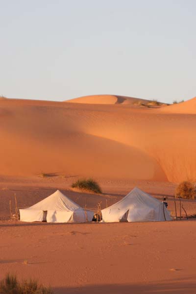 Bivouac en khaima