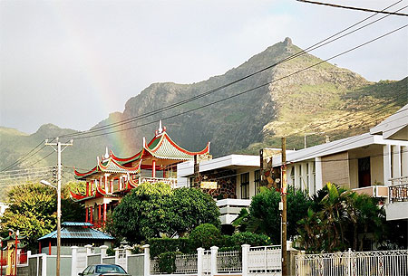 Arc-en-ciel sur la Pagode