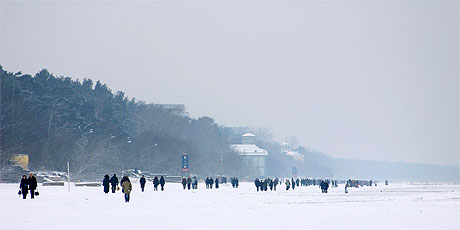 Promenade du dimanche � Dzintari