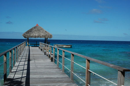 Vue sur le lagon