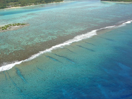 vue a�rienne de Moorea