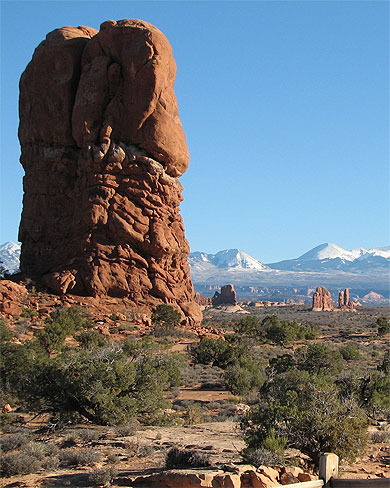 Les formations rocheuses du parc des Arches