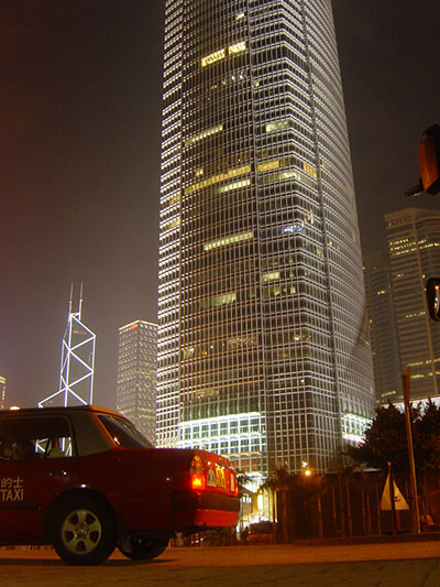 HK by night ...
