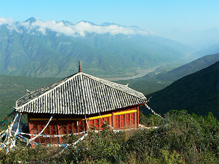 Fleuve et temple