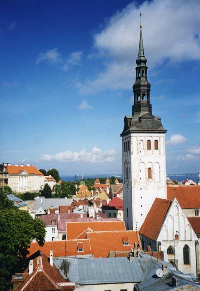 vue sur les toits de la ville
