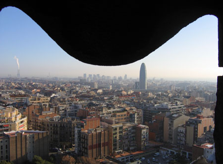 Vue de Barcelone