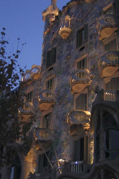 Casa Batlo la nuit