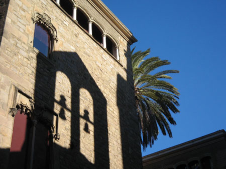 Jeux d'ombres � Barcelone