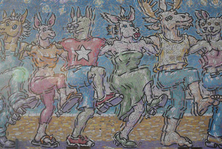 Fresque murale � Venice