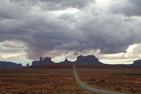En route vers Monument Valley