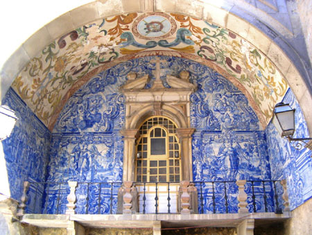 Azulejo de la ville d'Obidos