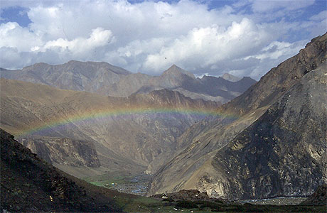 Arc-en-ciel sur la vall�e de la Marka