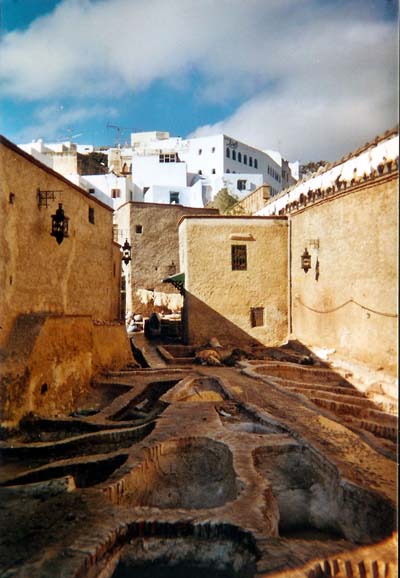 la tannerie de Tetouan