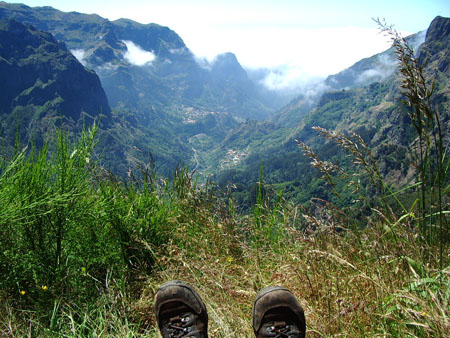 pause sur les sentiers de Madeira