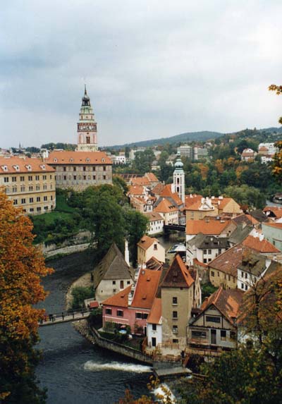 maisons sur la Vltava