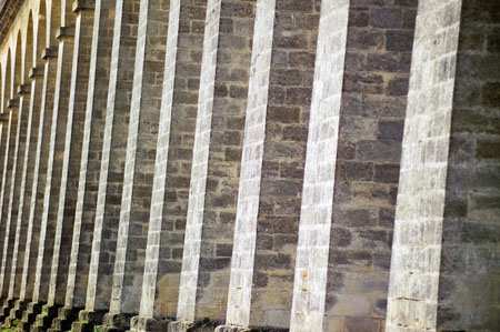 D�tail du pont sur la Dordogne