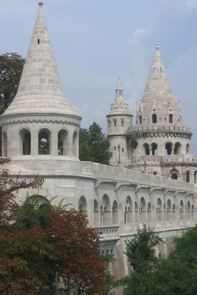 le bastion des P�cheurs sur la colline de Buda