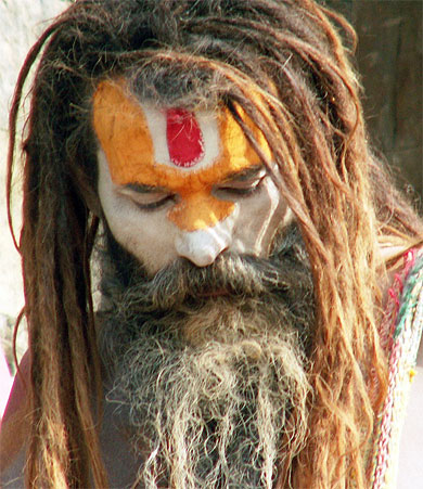 portrait de saddhu
