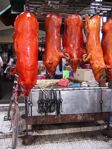Cochons laqu�s