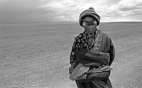 Berger nomade au bord de Lac Nam Tso
