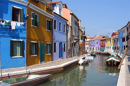Maisons color�es � Burano
