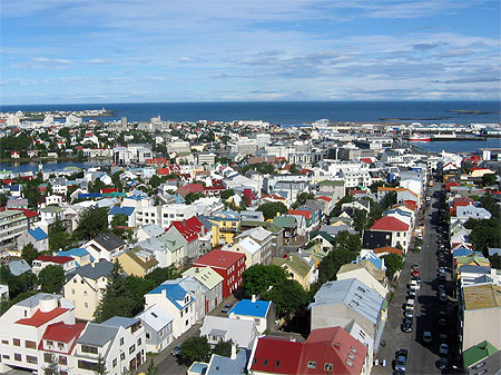 Reykjavik et ses toits color�s