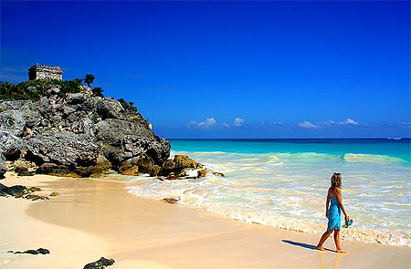 Tulum in blue