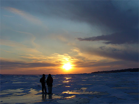coucher de soleil