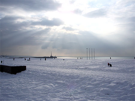 Jour de neige au Havre