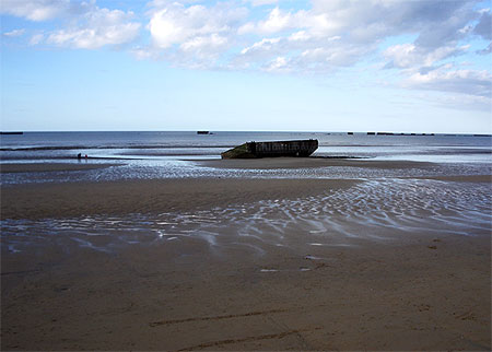 Port artificiel � Arromanches