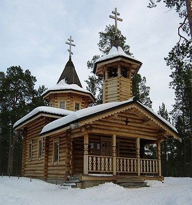 Laponie, �glise Orthodoxe de Nellim