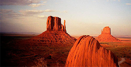 monument valley sunset